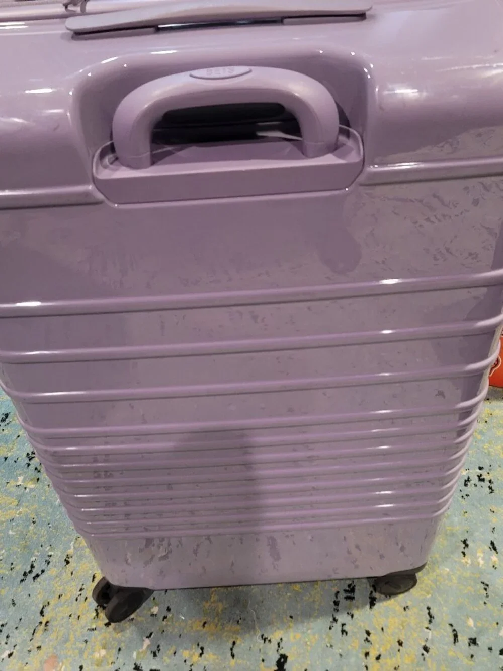 BEIS GLOSSY PURPLE LARGE CHECK IN 31
